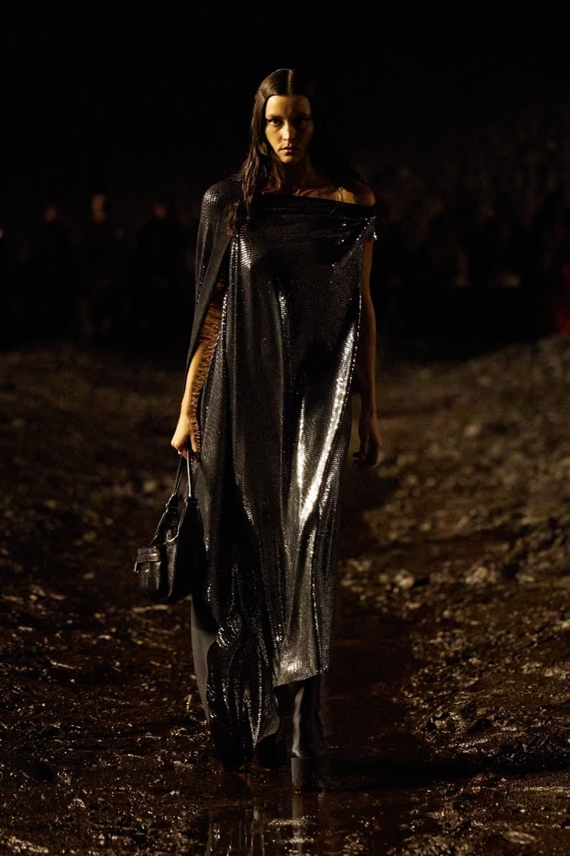balenciaga fashion week runway paris kanye west bella hadid