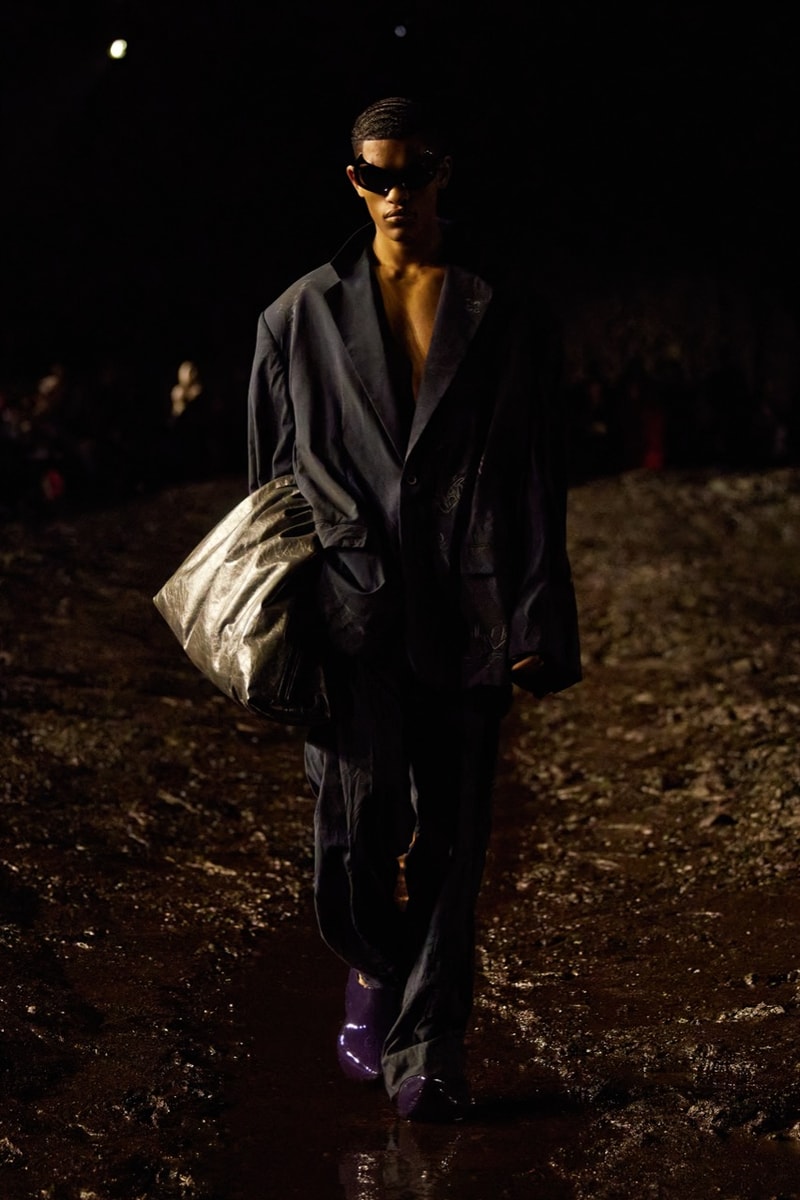 balenciaga fashion week runway paris kanye west bella hadid