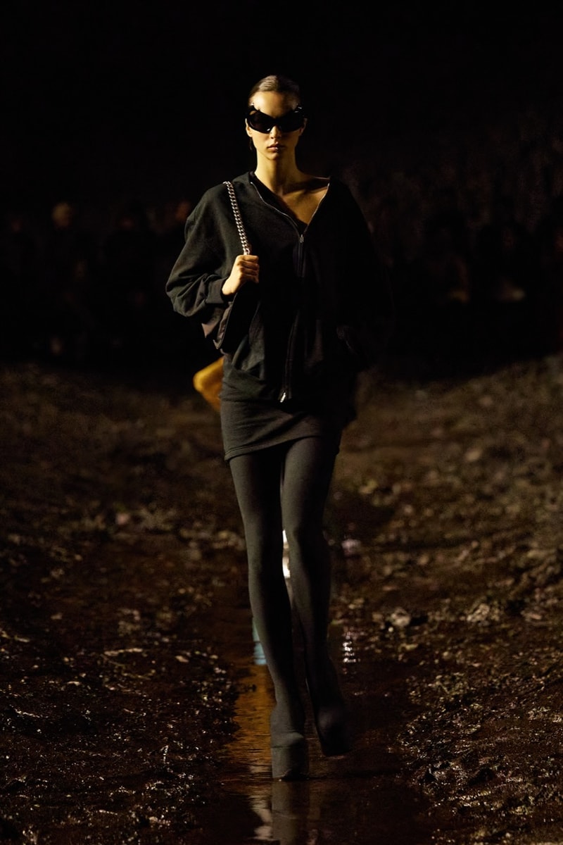 balenciaga fashion week runway paris kanye west bella hadid