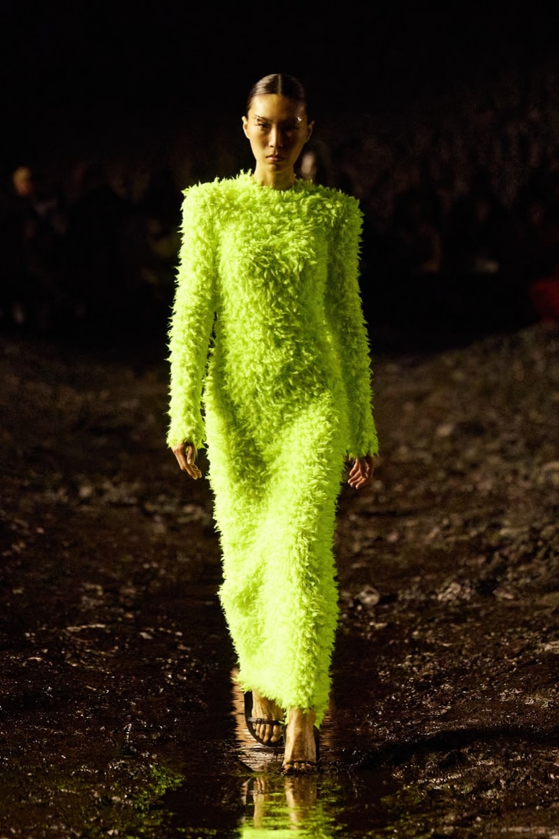 balenciaga fashion week runway paris kanye west bella hadid