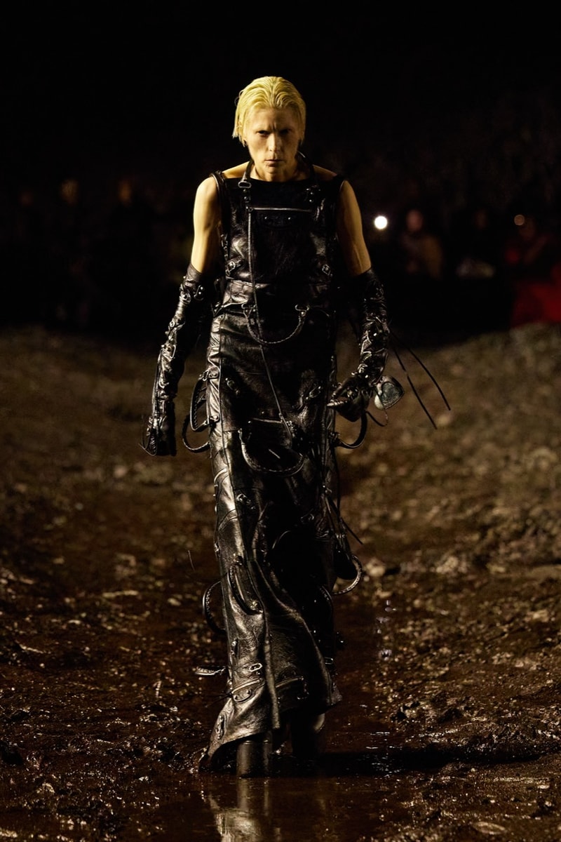 balenciaga fashion week runway paris kanye west bella hadid