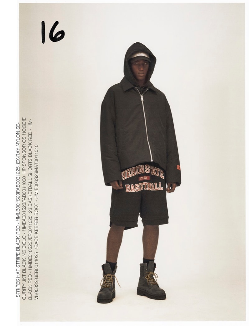 heron preston spring summer 2023 tops trousers jackets bags