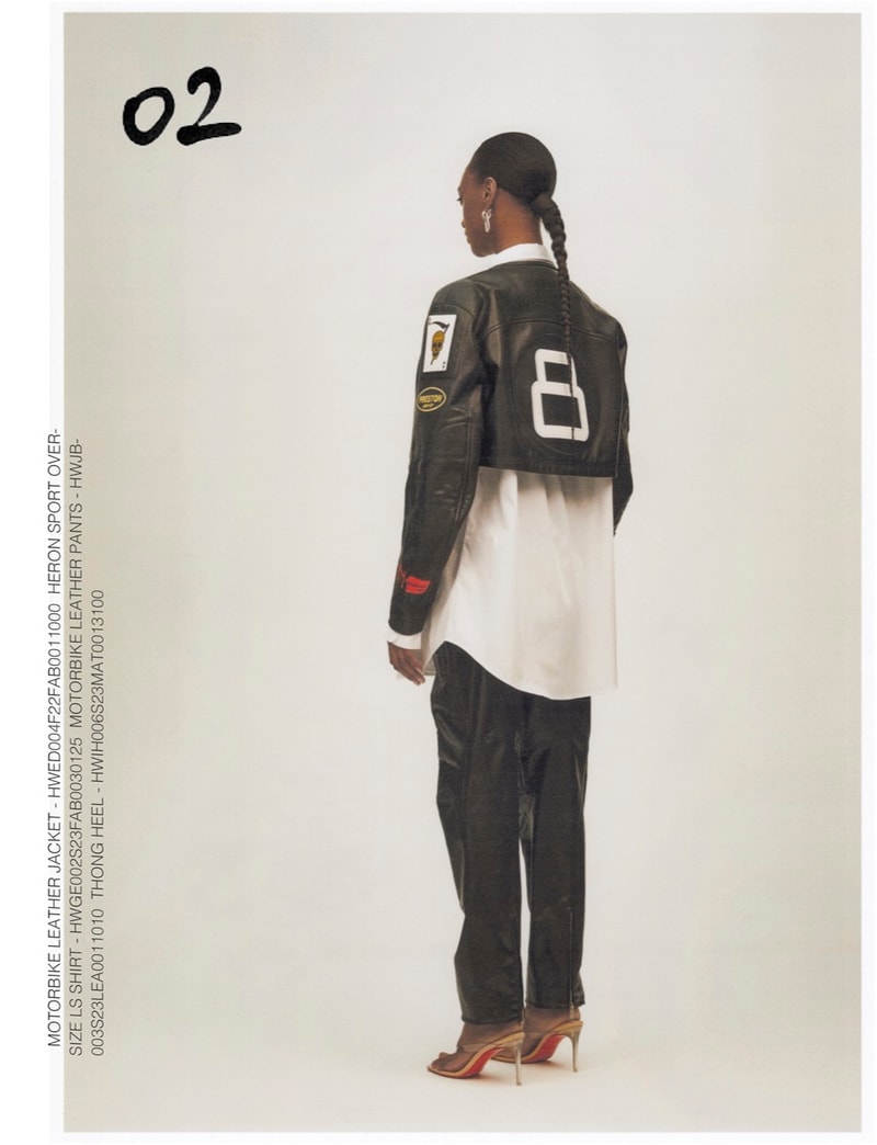 heron preston spring summer 2023 tops trousers jackets bags