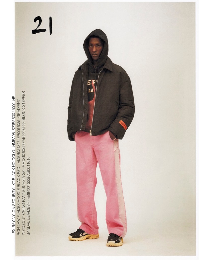 heron preston spring summer 2023 tops trousers jackets bags