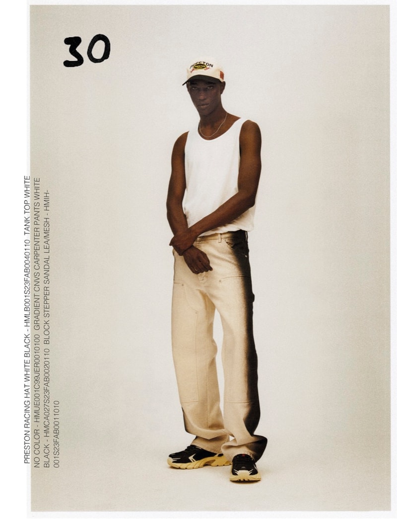 heron preston spring summer 2023 tops trousers jackets bags