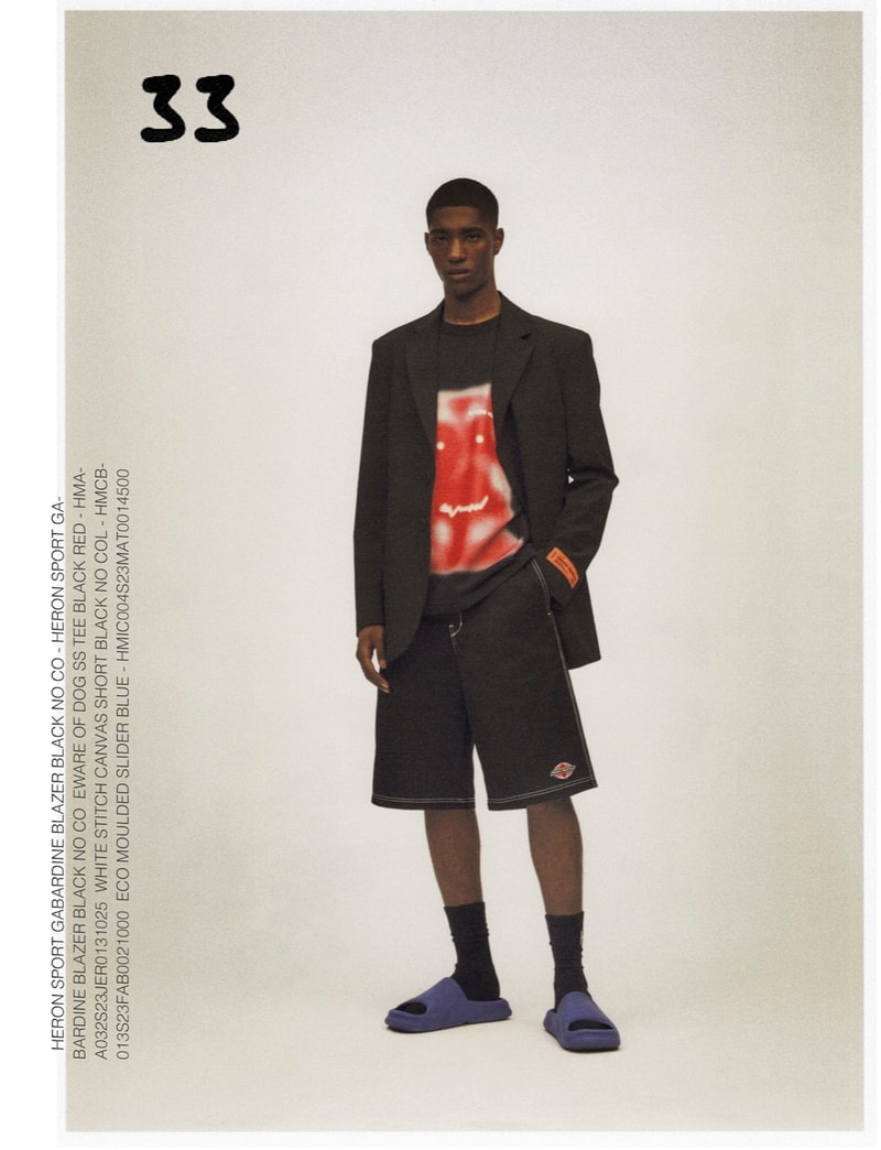 heron preston spring summer 2023 tops trousers jackets bags