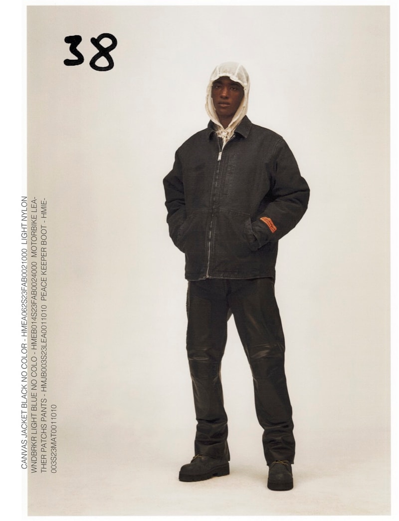heron preston spring summer 2023 tops trousers jackets bags