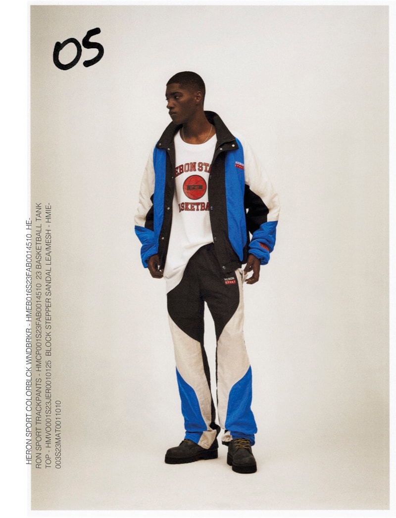 heron preston spring summer 2023 tops trousers jackets bags