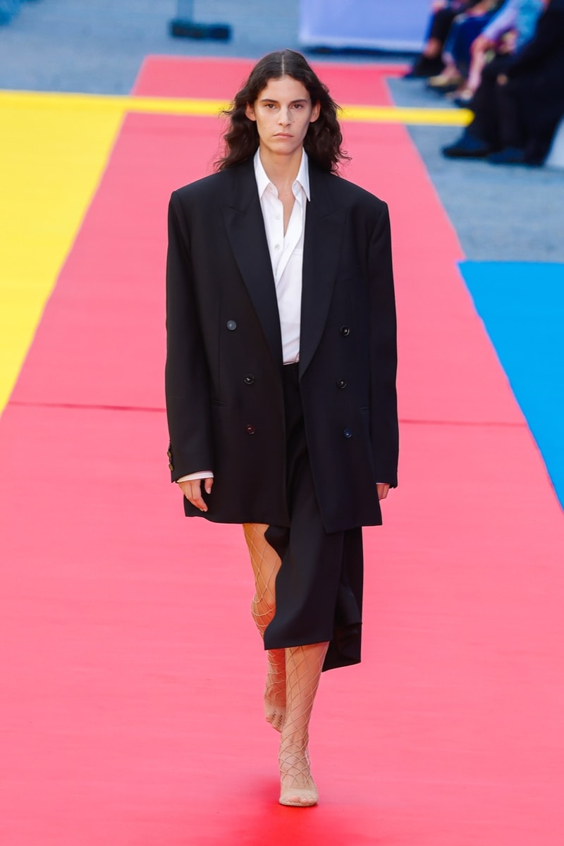 stella mccartney paris fashion week show runway dress