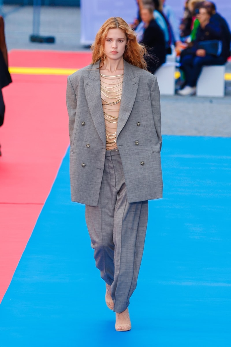 stella mccartney paris fashion week show runway dress