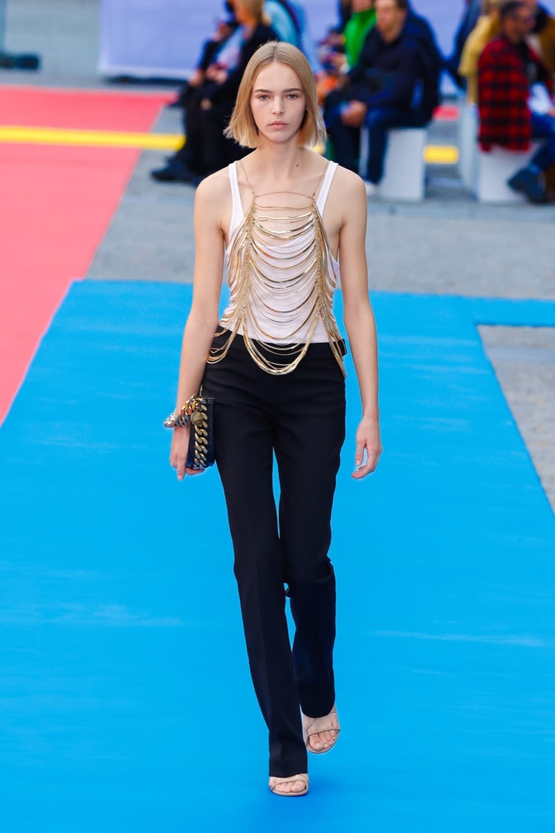 stella mccartney paris fashion week show runway dress