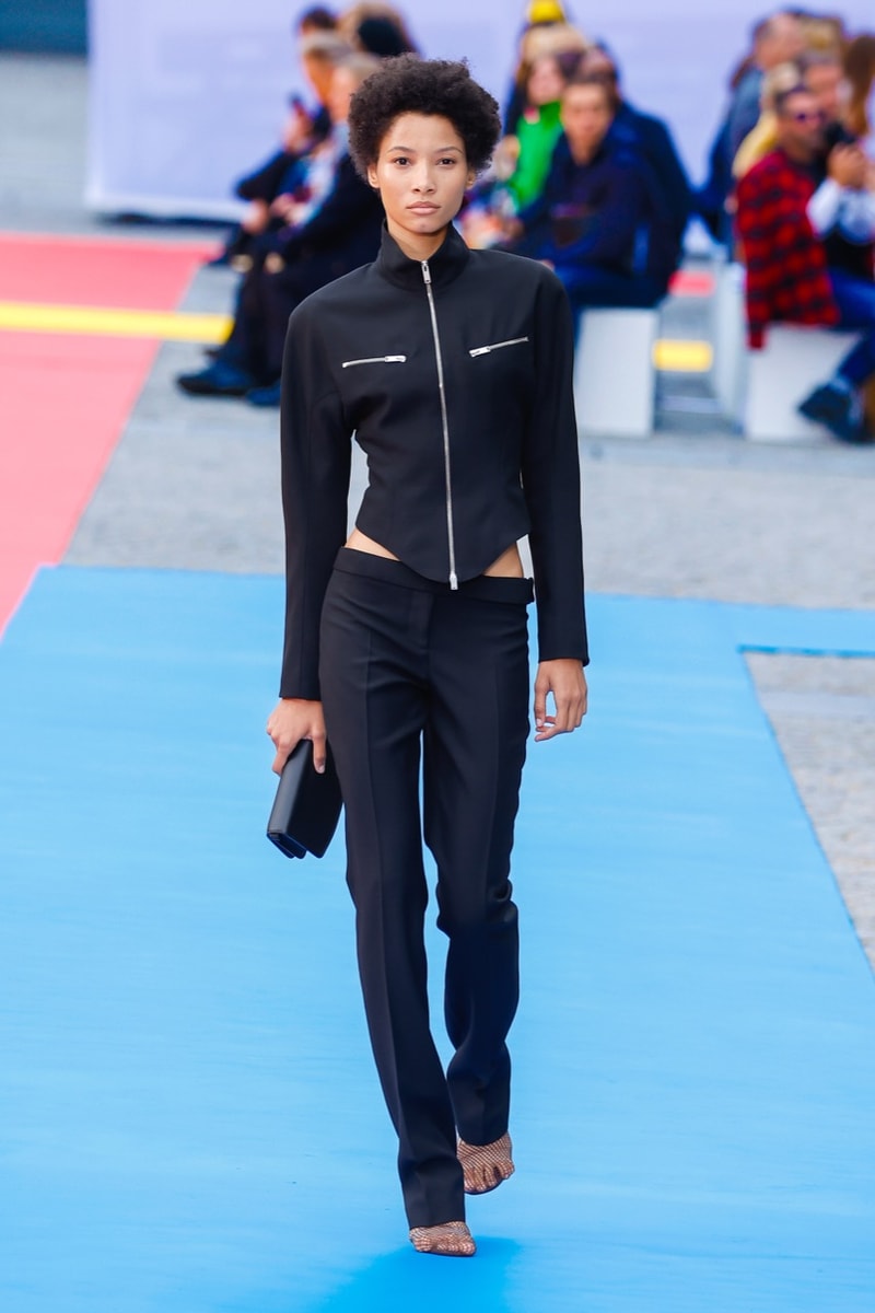 stella mccartney paris fashion week show runway dress