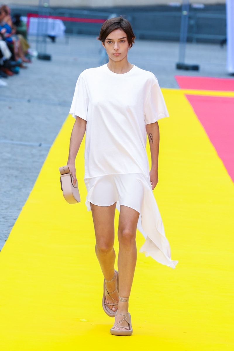 stella mccartney paris fashion week show runway dress