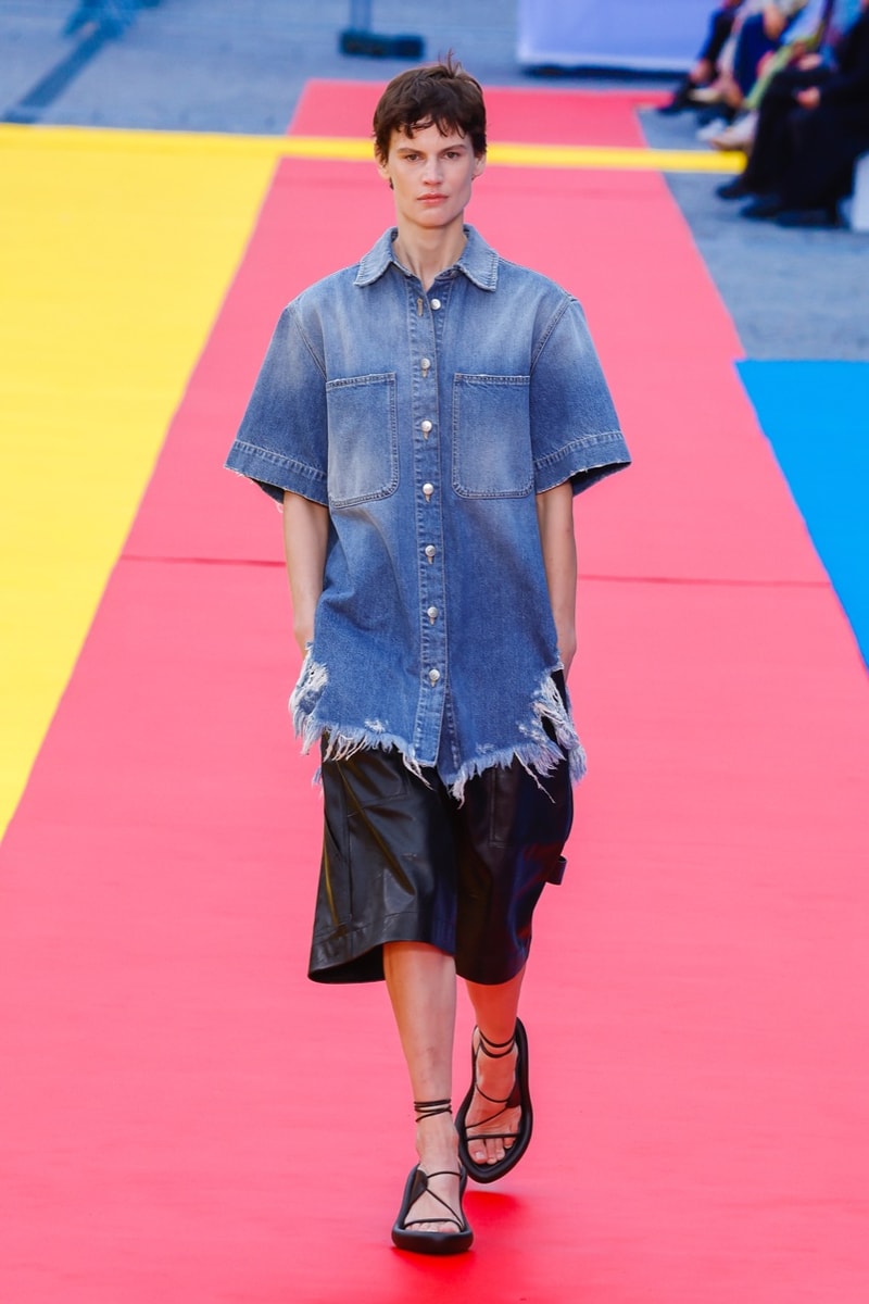 stella mccartney paris fashion week show runway dress