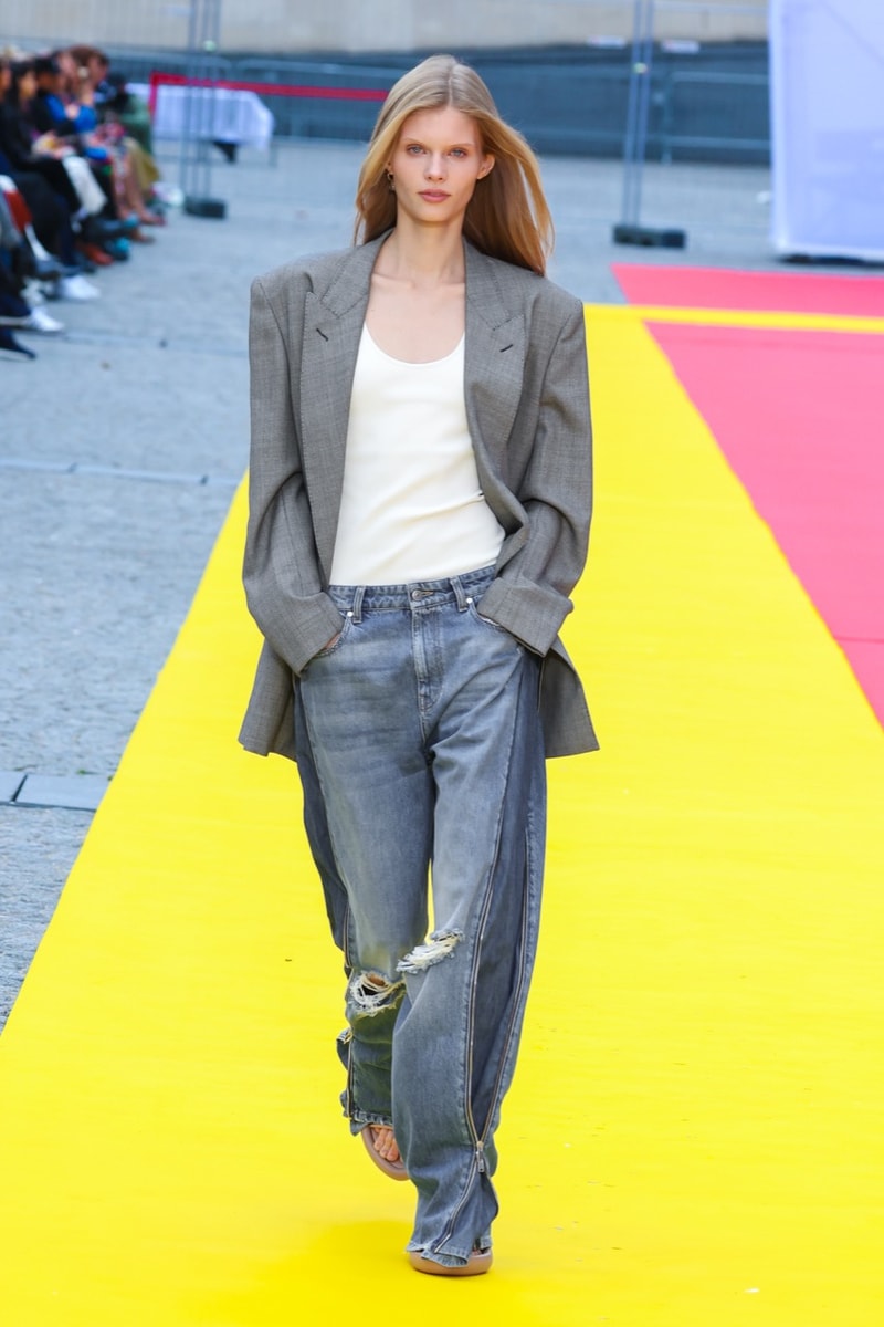 stella mccartney paris fashion week show runway dress