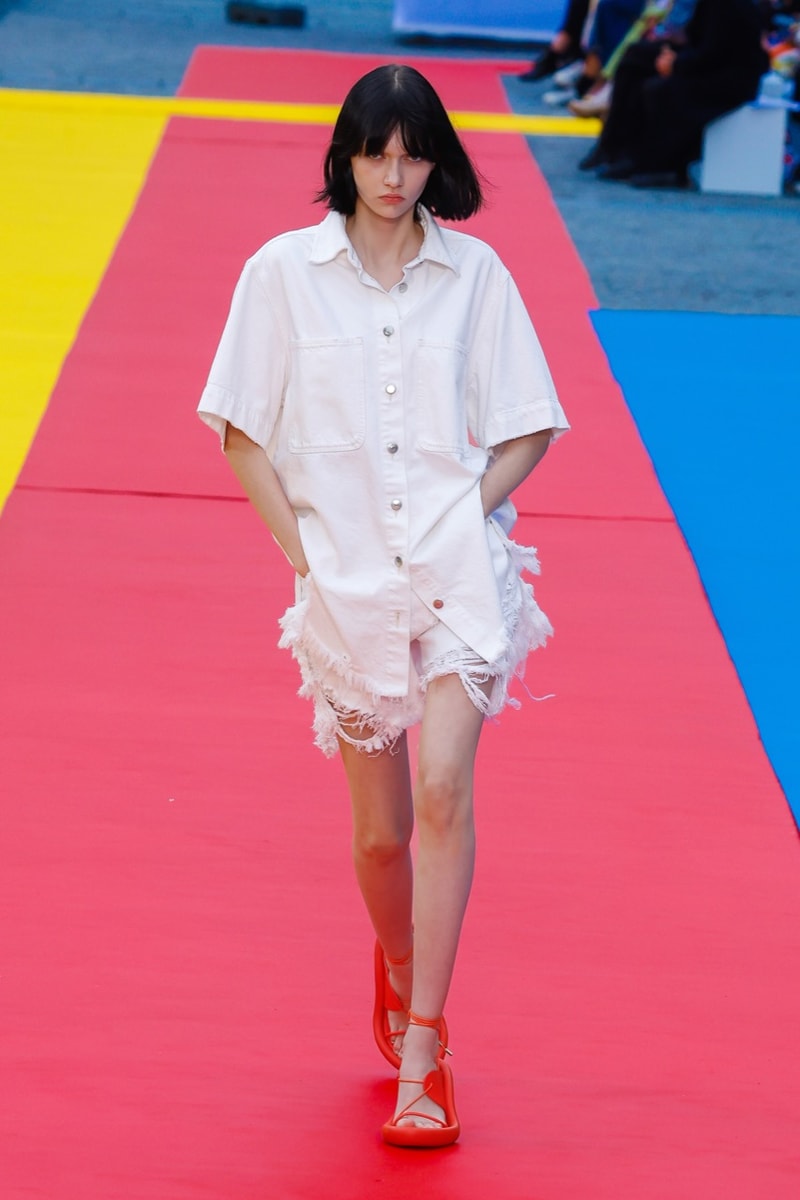 stella mccartney paris fashion week show runway dress