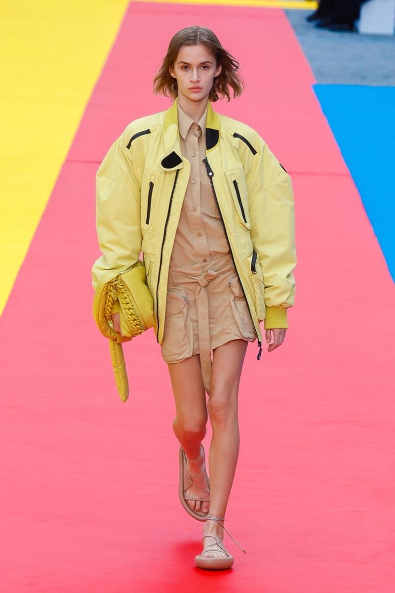 stella mccartney paris fashion week show runway dress