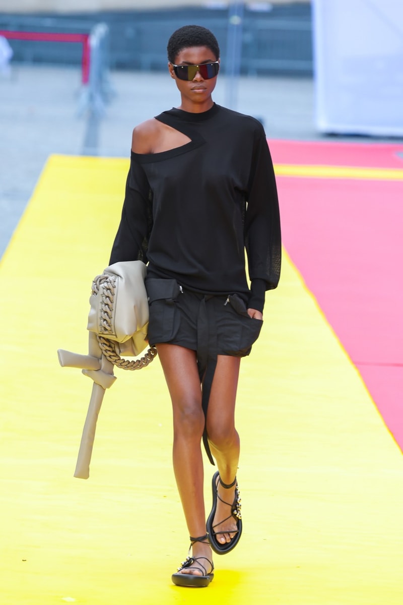 stella mccartney paris fashion week show runway dress