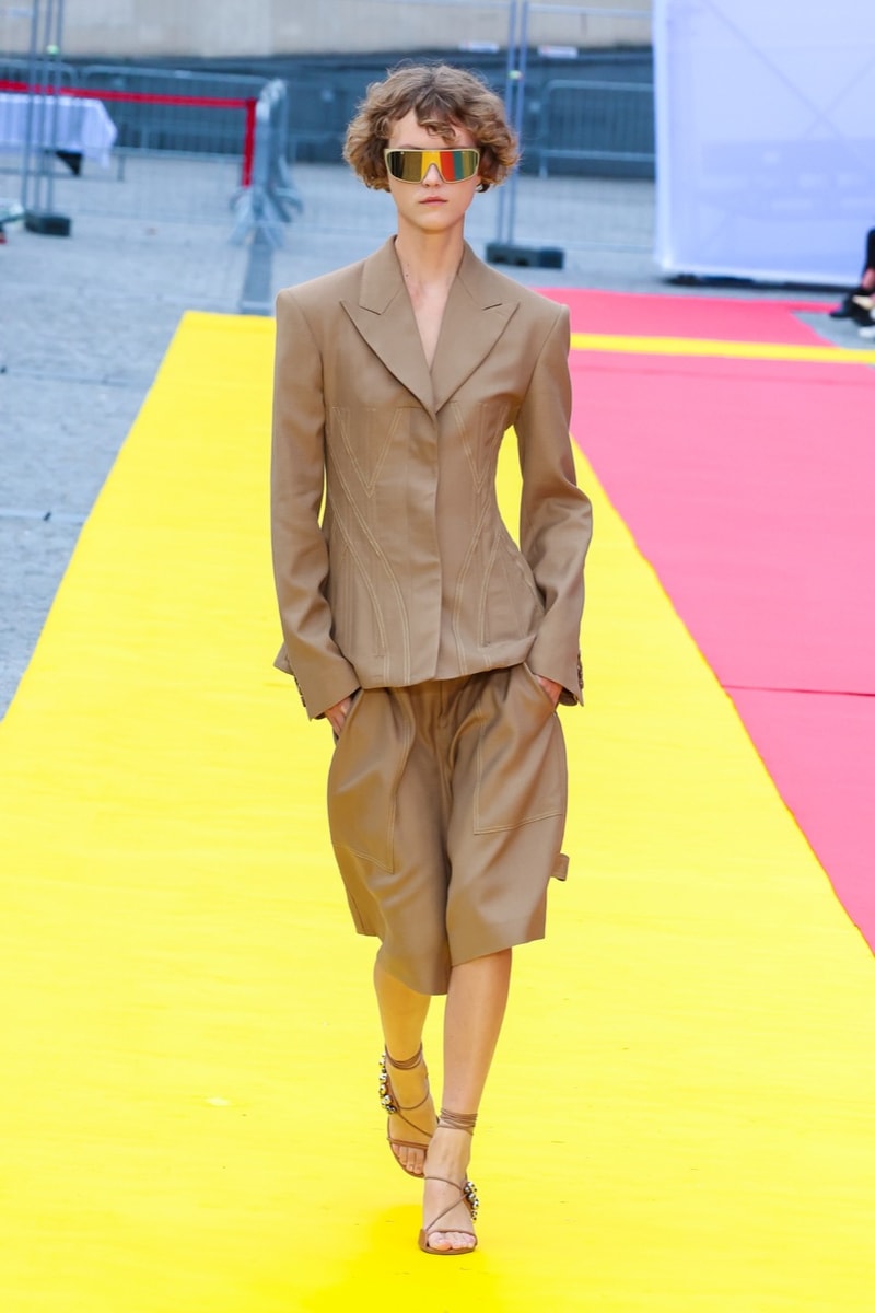 stella mccartney paris fashion week show runway dress