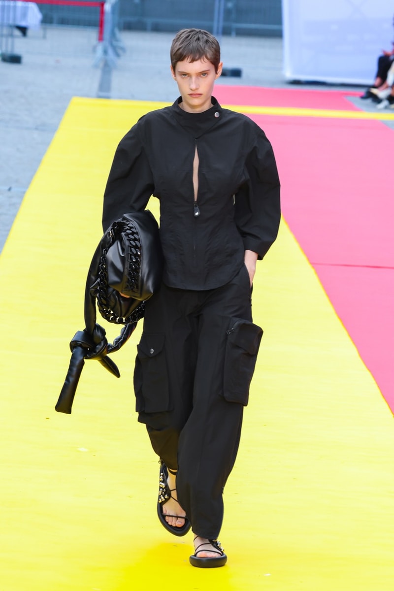 stella mccartney paris fashion week show runway dress