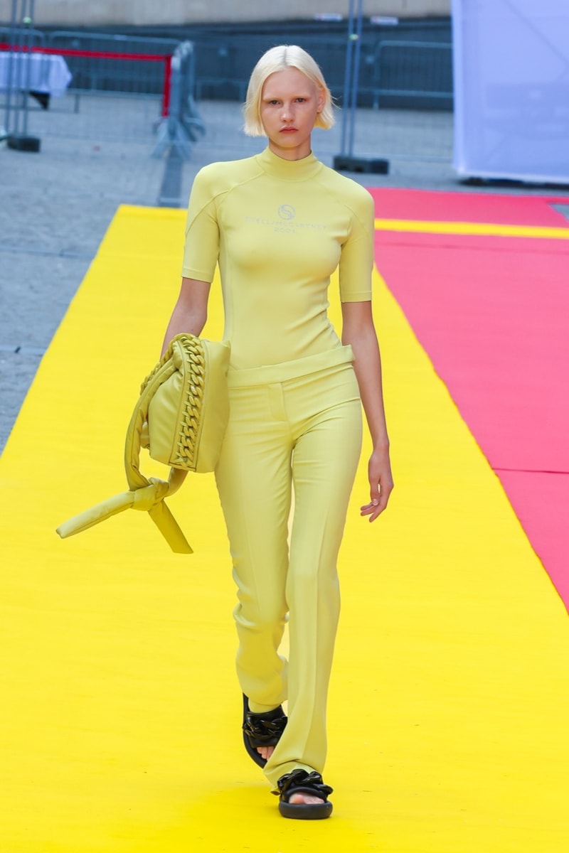 stella mccartney paris fashion week show runway dress