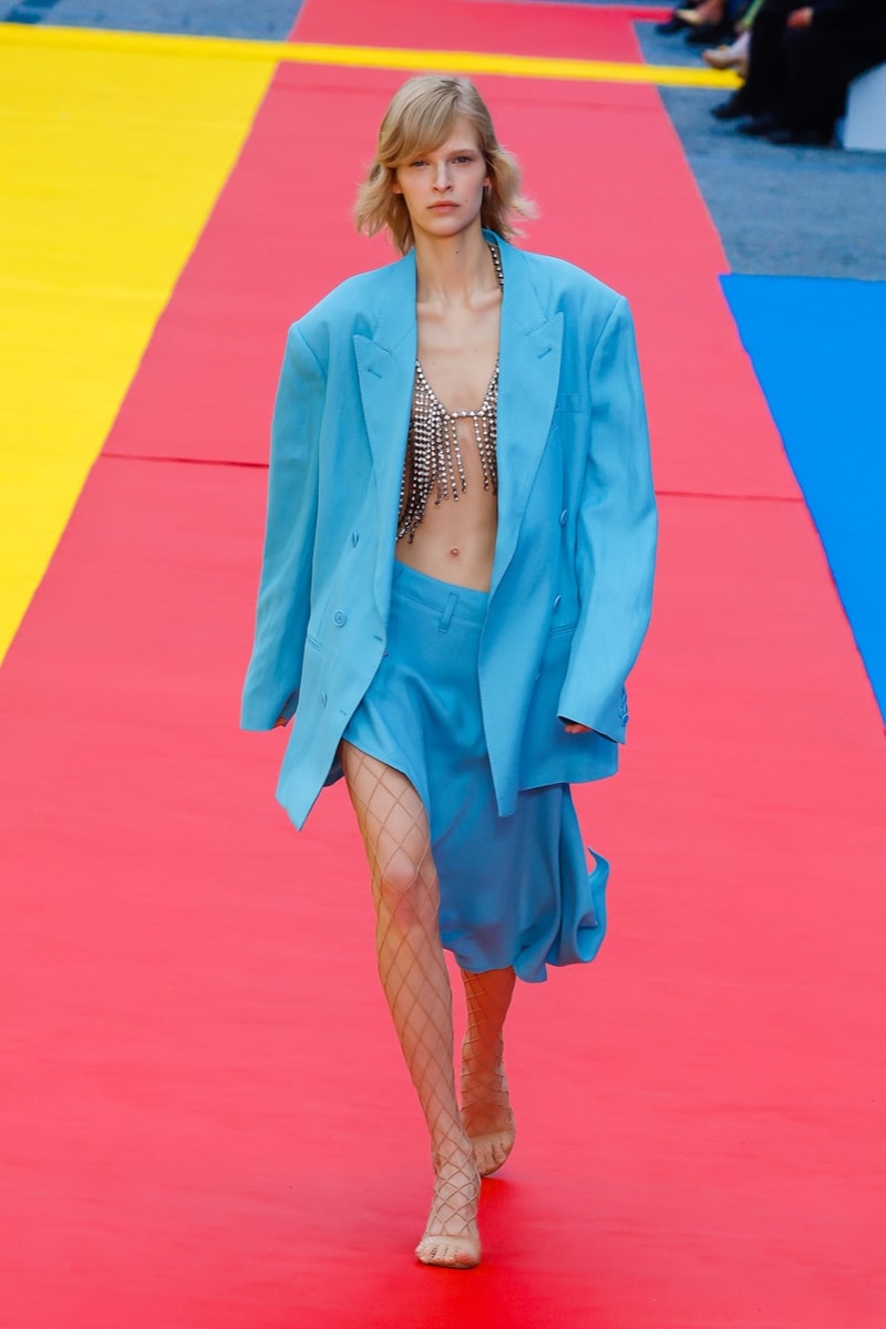 stella mccartney paris fashion week show runway dress