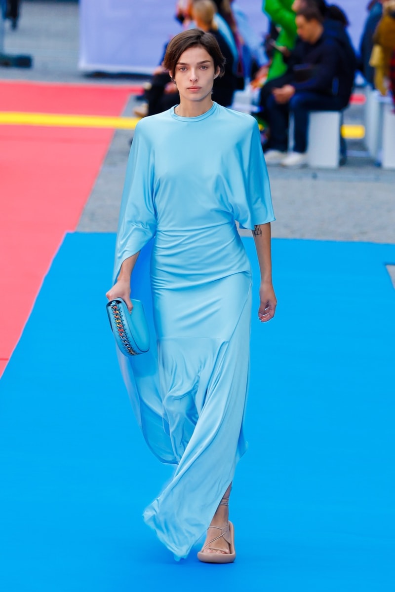 stella mccartney paris fashion week show runway dress