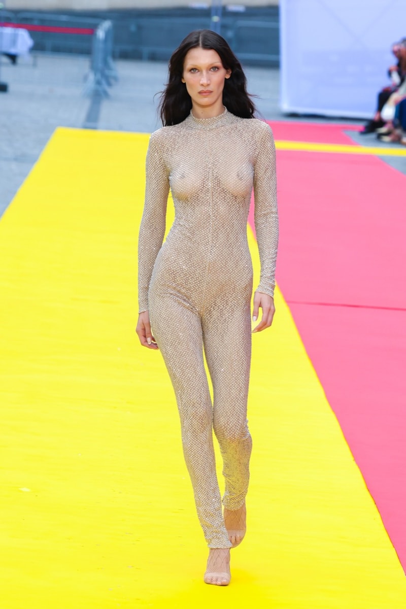 stella mccartney paris fashion week show runway dress