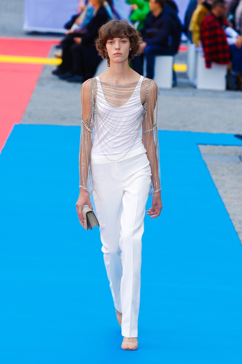 stella mccartney paris fashion week show runway dress