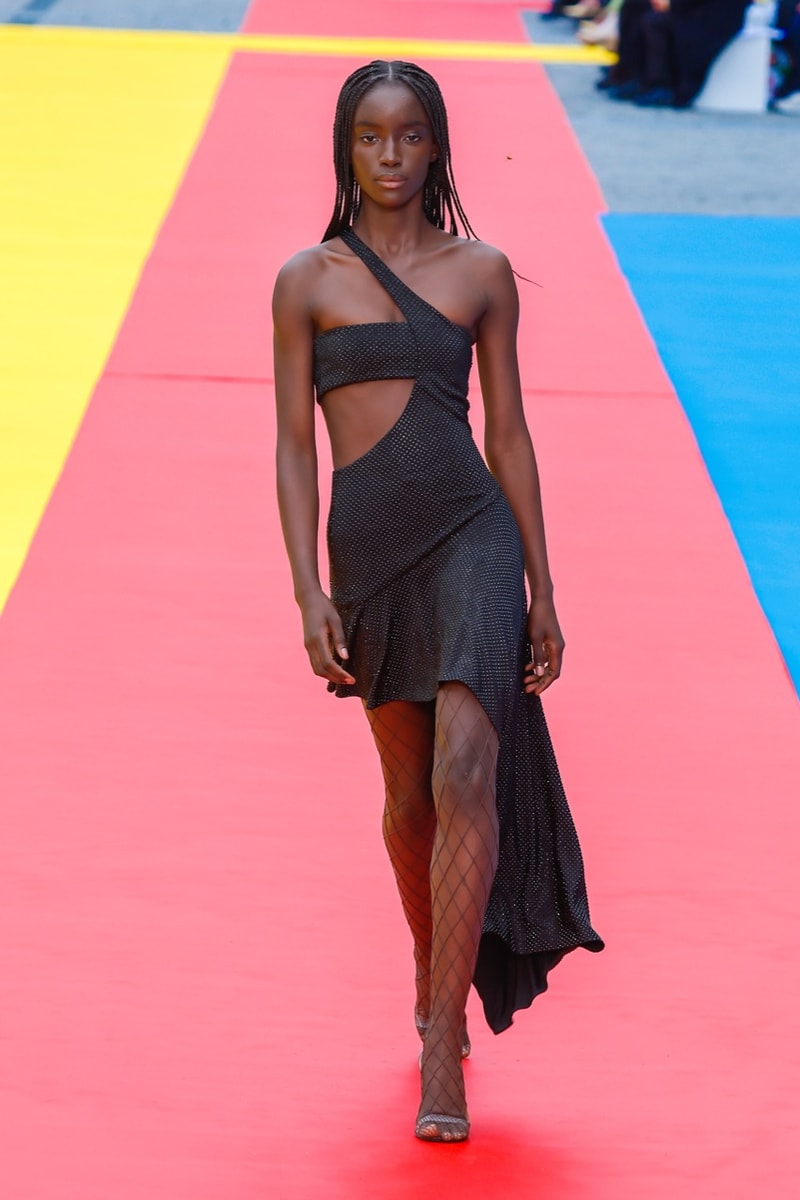 stella mccartney paris fashion week show runway dress