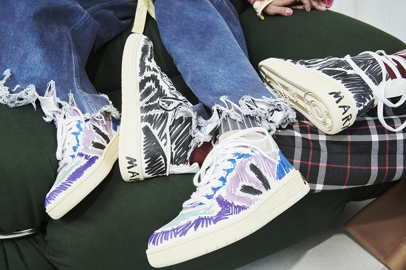 veja marni sneakers v-10 high top v-15