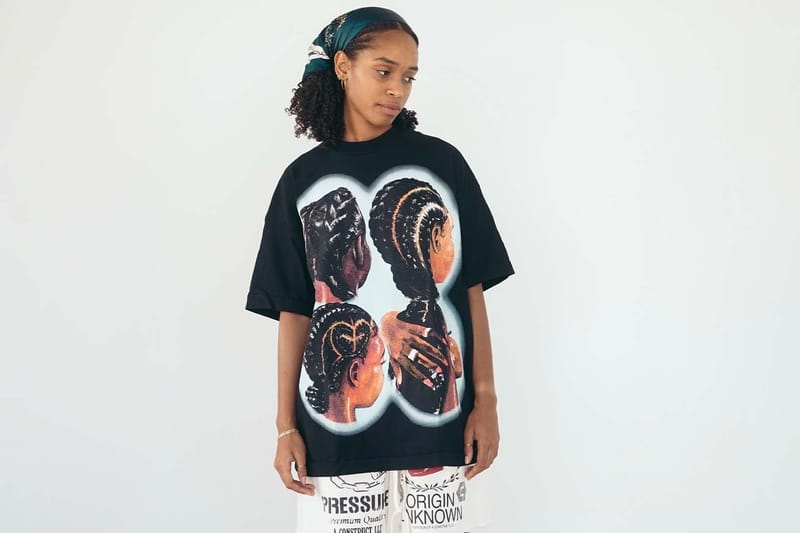 A Construct Drops Graphic Tee Honoring Black Women's Hair
