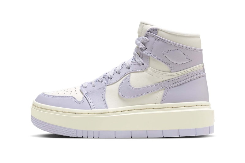 Air Jordan 1 Elevate High Titanium Sail Coconut Milk Platform Sneaker Release Date DN3253-105