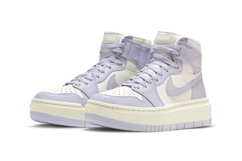 Air Jordan 1 Elevate High Titanium Sail Coconut Milk Platform Sneaker Release Date DN3253-105