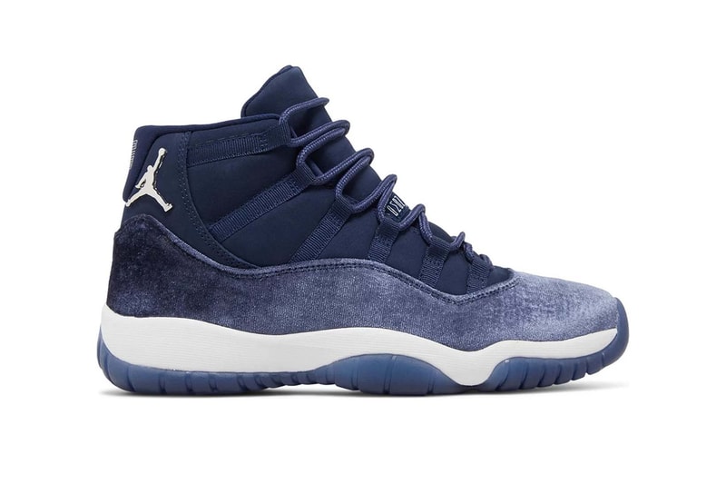 Air Jordan 11 Women's Midnight Navy Velvet ar0715-441 Price Release Date