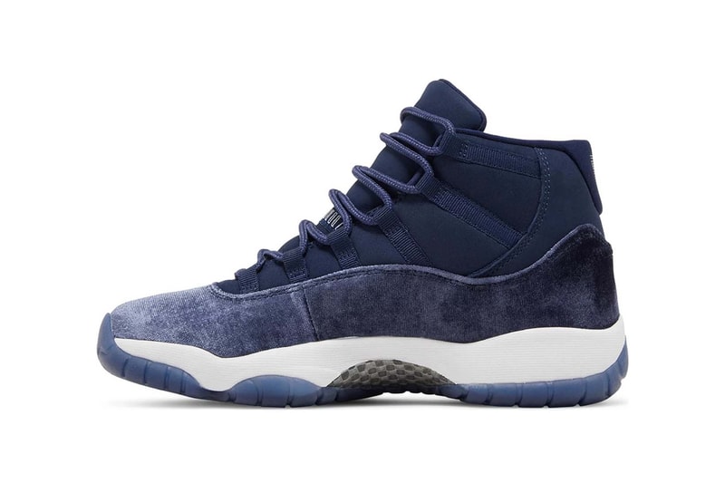 Air Jordan 11 Women's Midnight Navy Velvet ar0715-441 Price Release Date