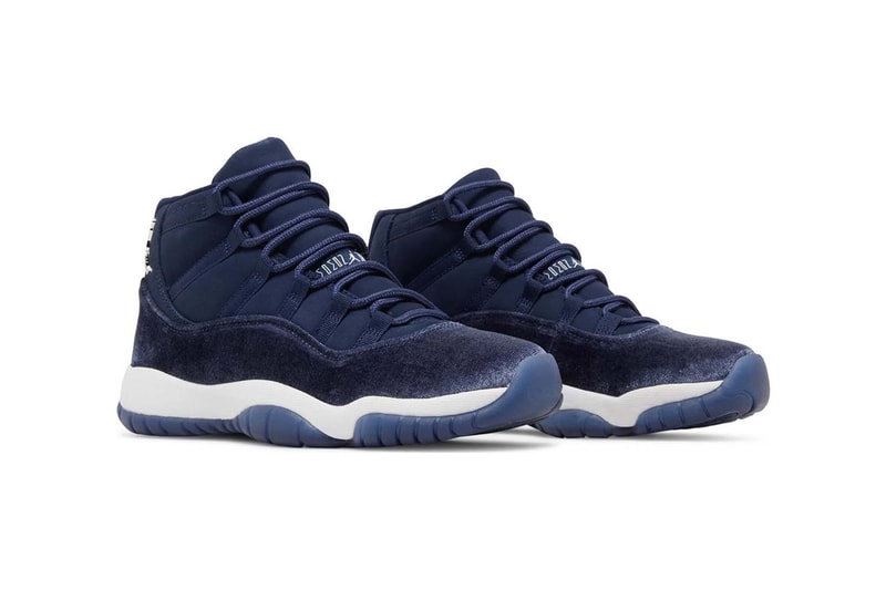 Air Jordan 11 Women's Midnight Navy Velvet ar0715-441 Price Release Date