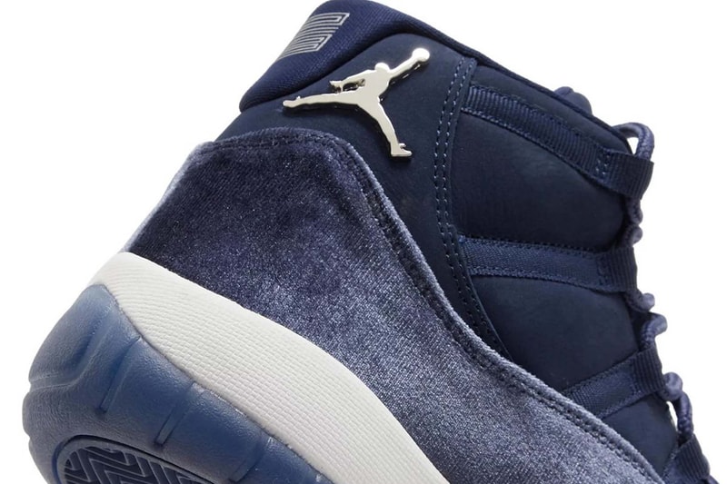 Air Jordan 11 Women's Midnight Navy Velvet ar0715-441 Price Release Date