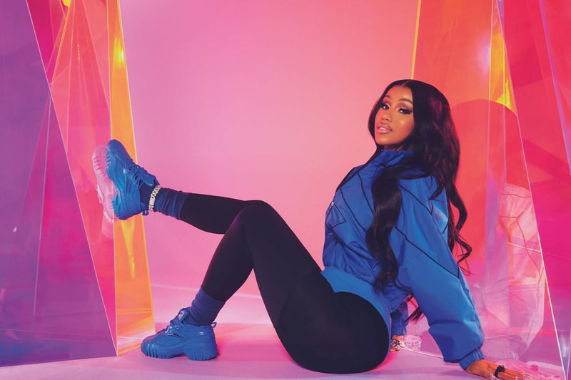 Cardi B Reebok Club C Cardi v2 Slide Let Me Be Next Level Energy Collaboration