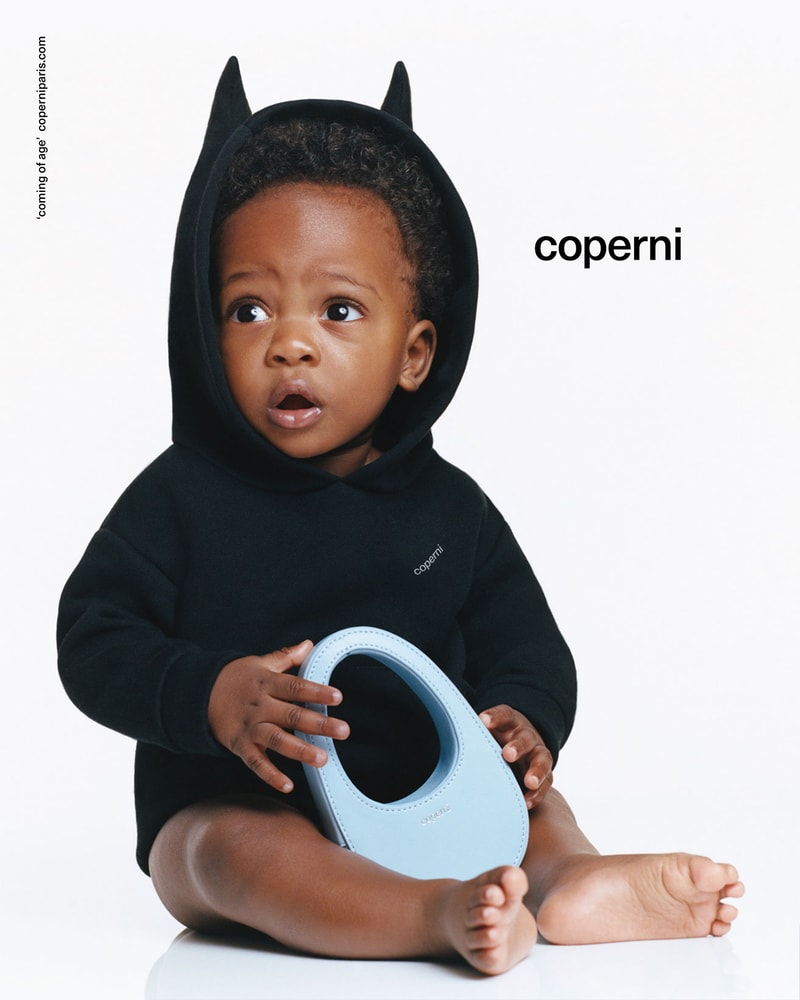 Coperni Fall Winter Campaign Swipe Bag Babies Coming of Age Images