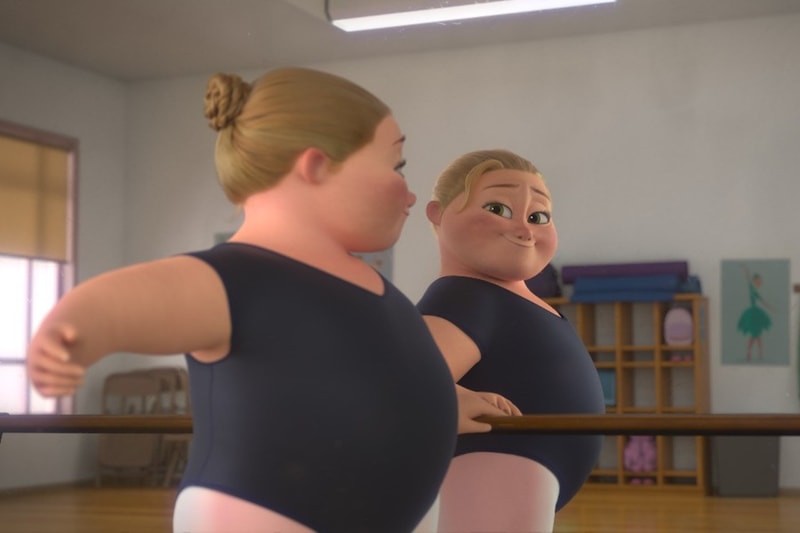 disney plus-size main character protagonist lead bianca young ballet dancer body dysmorphia 