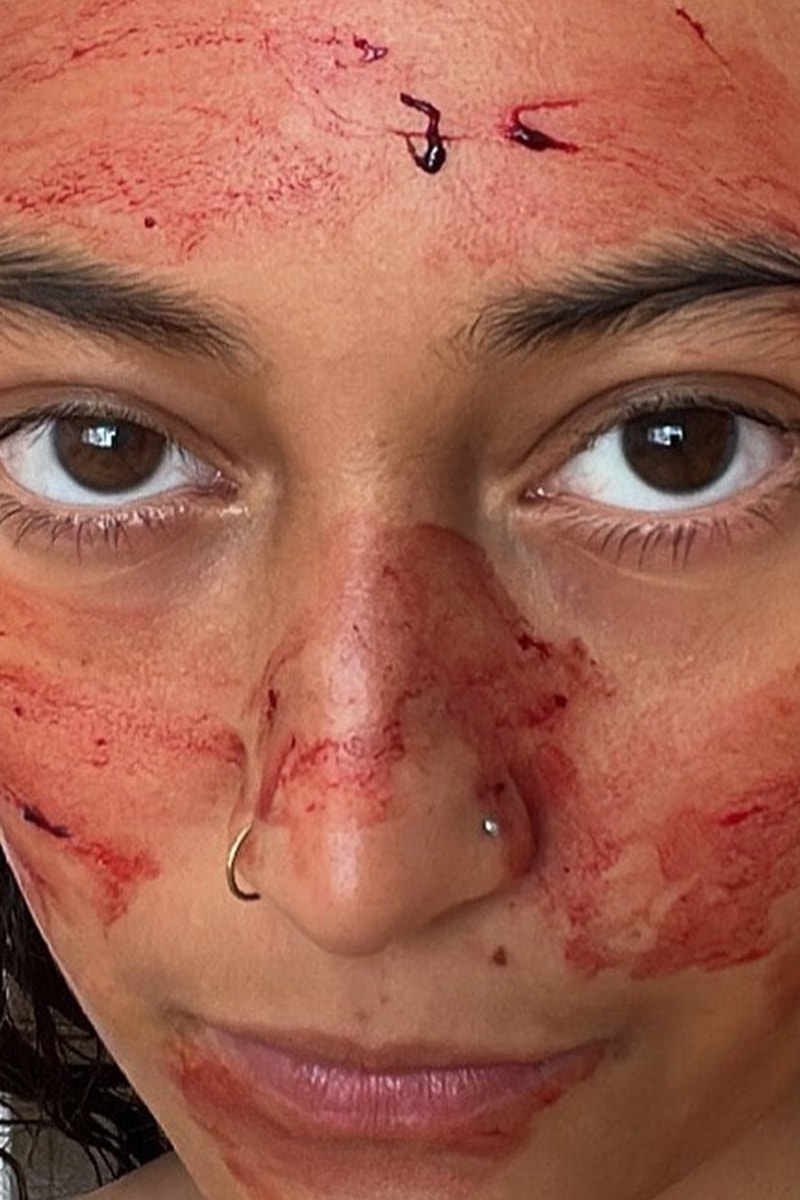 Women Period Blood Mask Facial