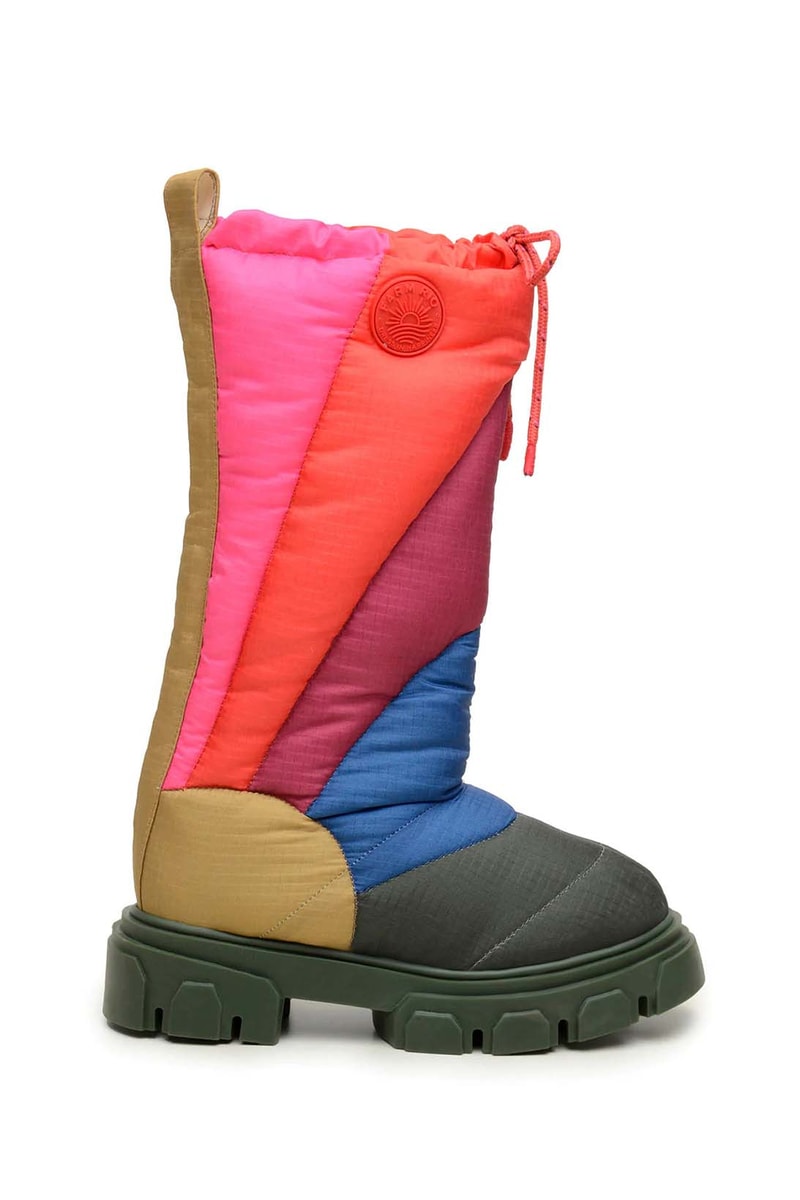 FARM Rio Lug Sole Shaft Boot Vegan Floral Rainbow Release Date