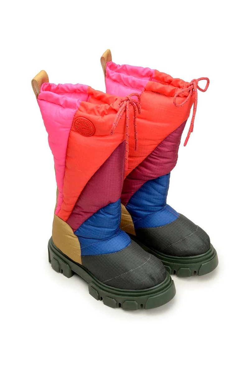 FARM Rio Lug Sole Shaft Boot Vegan Floral Rainbow Release Date