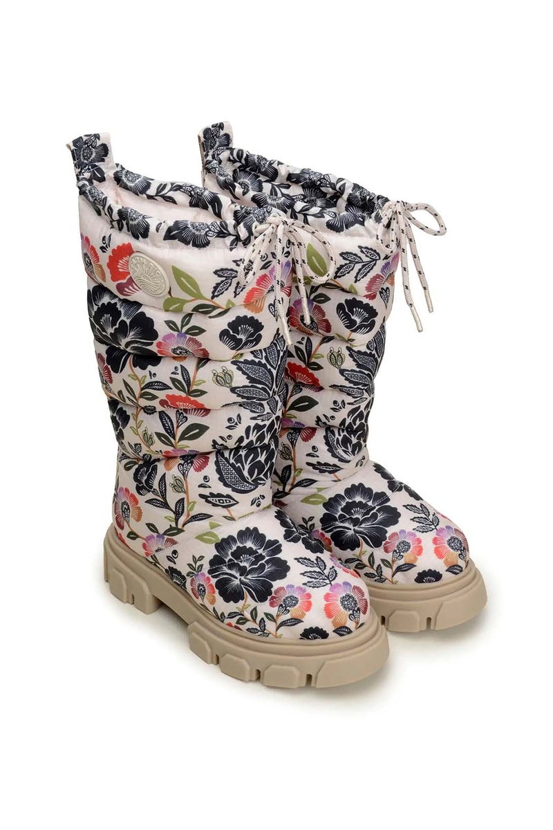 FARM Rio Lug Sole Shaft Boot Vegan Floral Rainbow Release Date