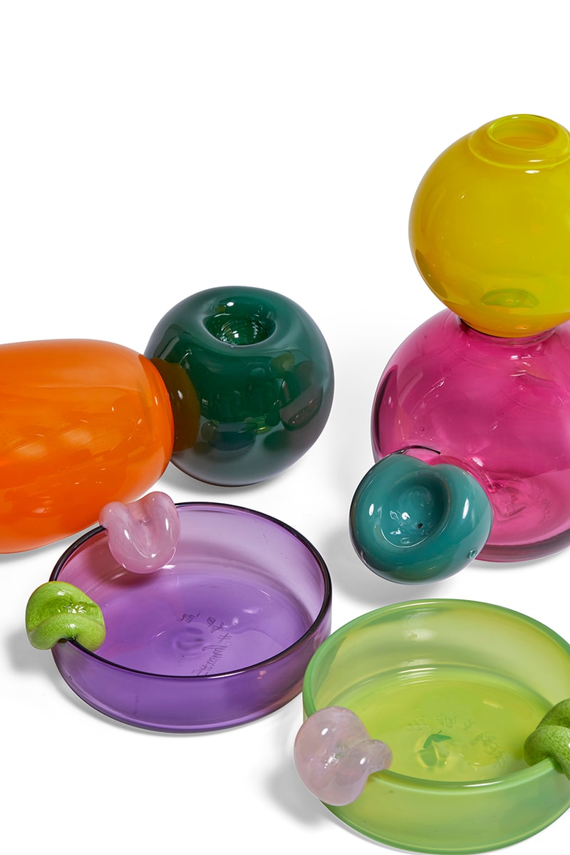 flower by edie parker sticky glass smokeware 