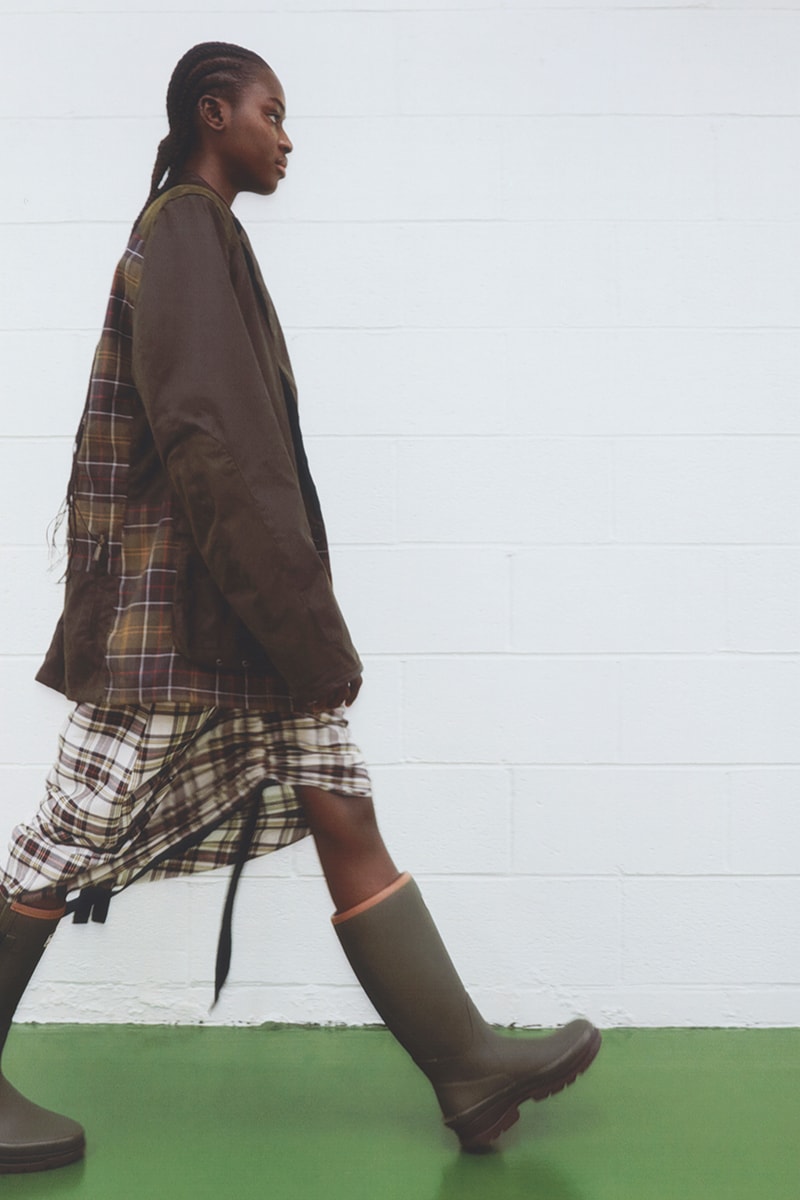 ganni barbour collection hats jackets coats shirts