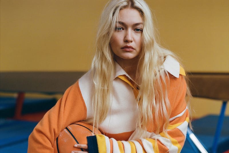 Gigi Hadid Stays Cozy in Guest In Residence's Second Capsule "Varsity FUNK"