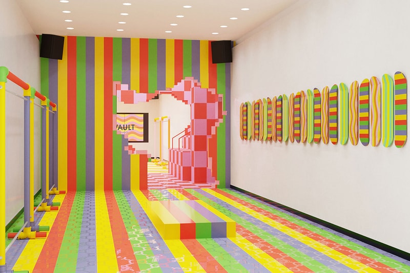palace gucci collaboration pop-up event store takeover