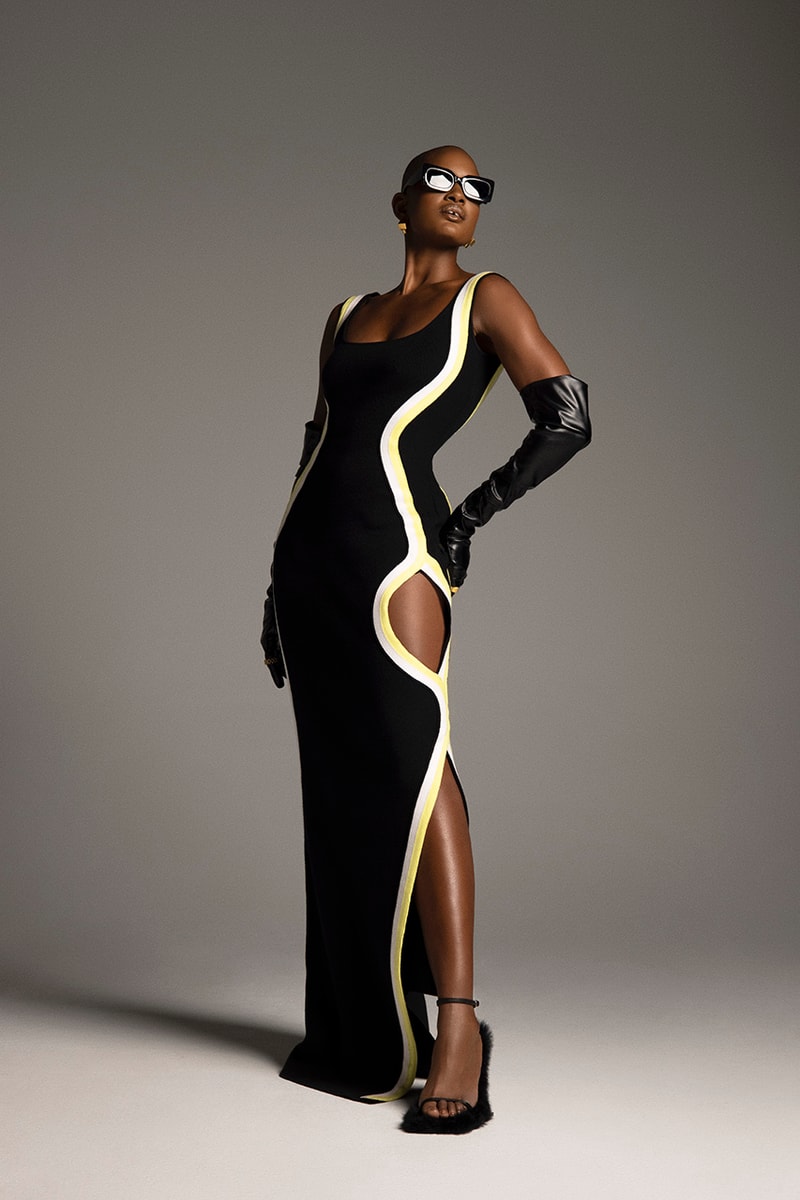 hanifa fall winter anifa Mvuema dresses knits styling jenne naylor high low luxxe